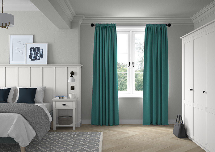 Sunningdale, Peacock - Made to Measure Curtains - Image 5